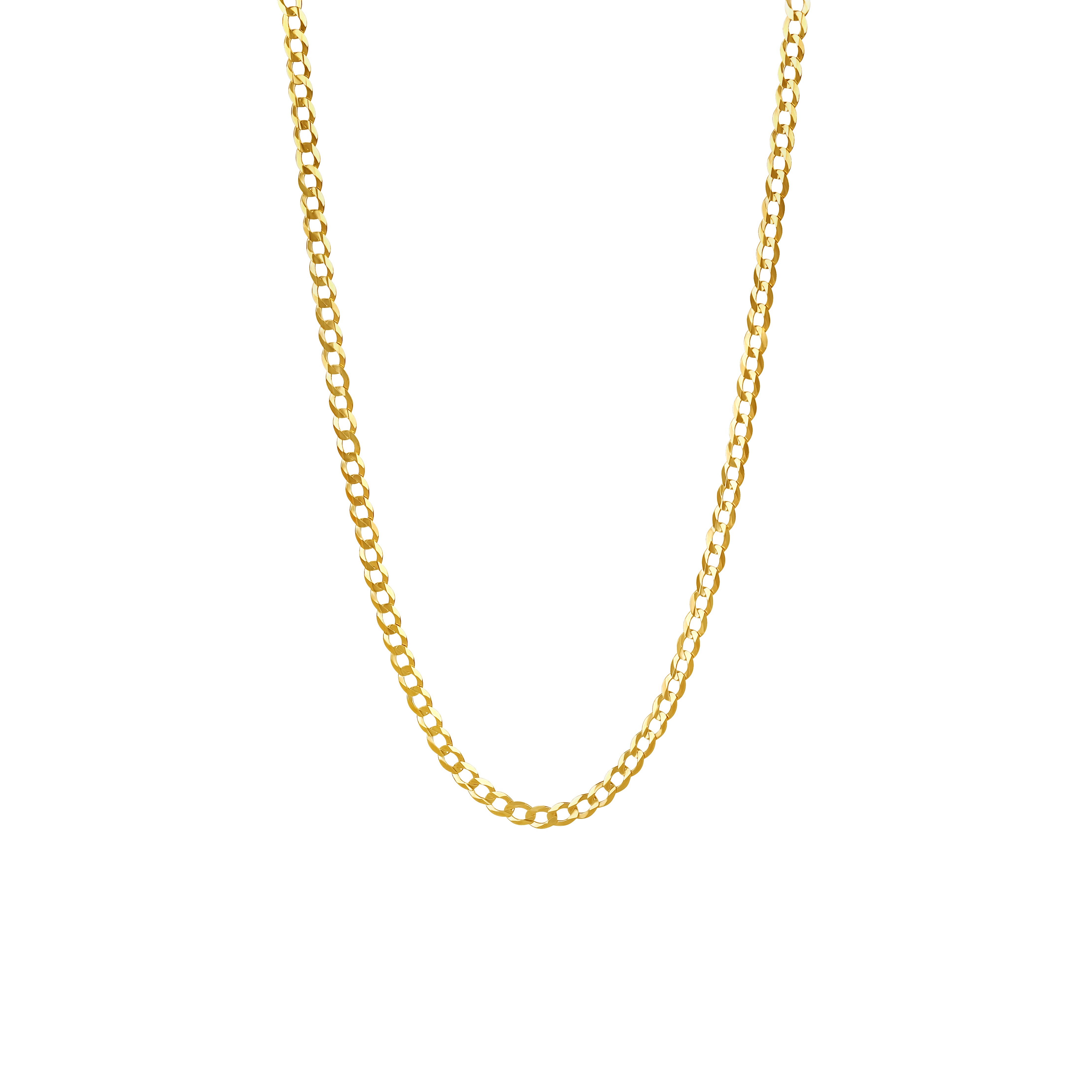 Curb Chain Necklace 3mm
