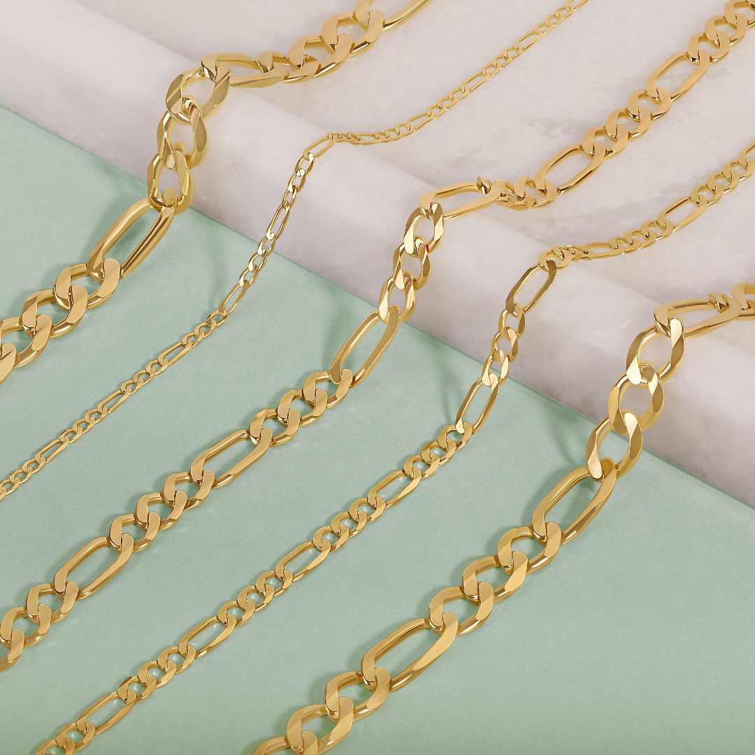 Figaro Chain Necklace 3mm