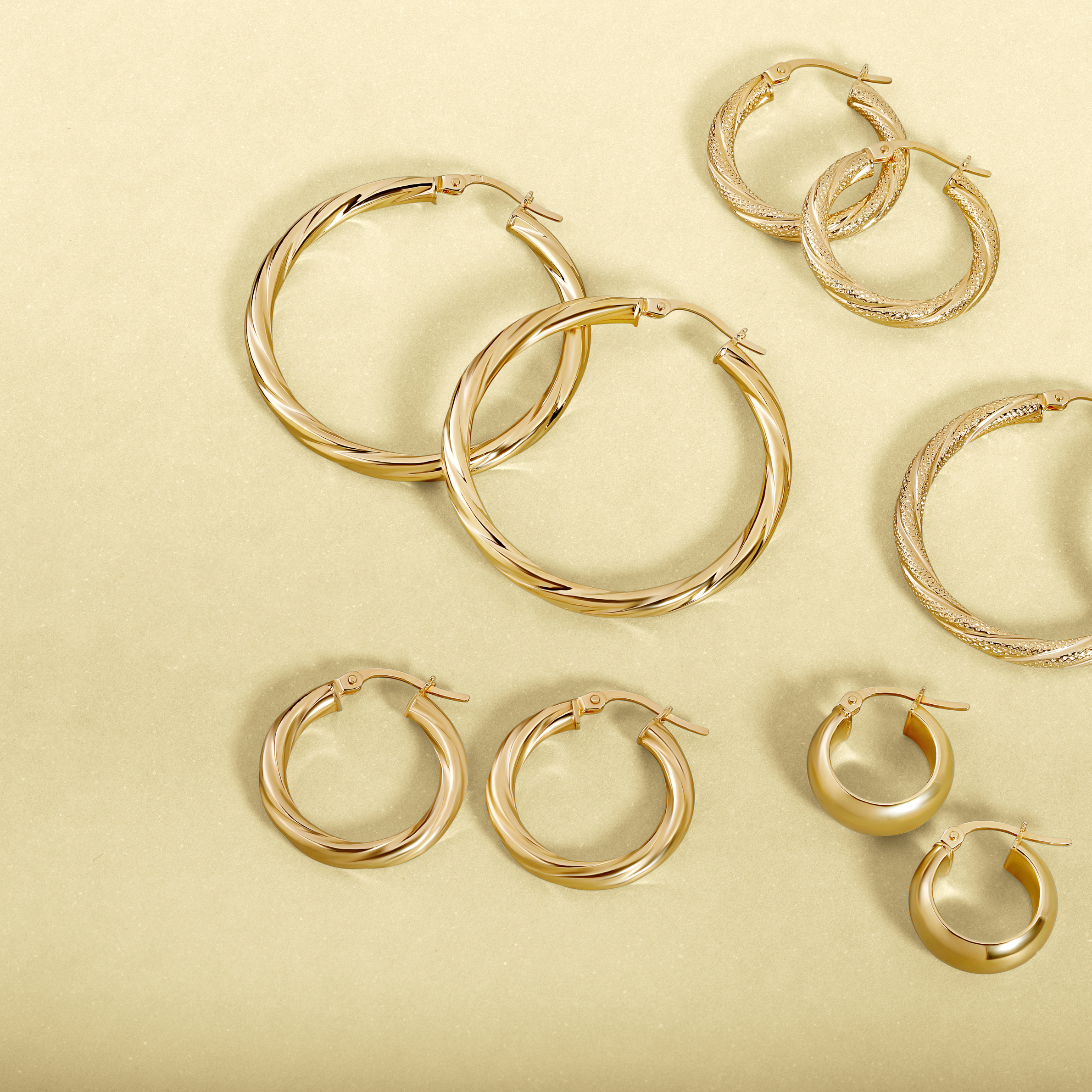 Twirl Mini Hoops 3mm