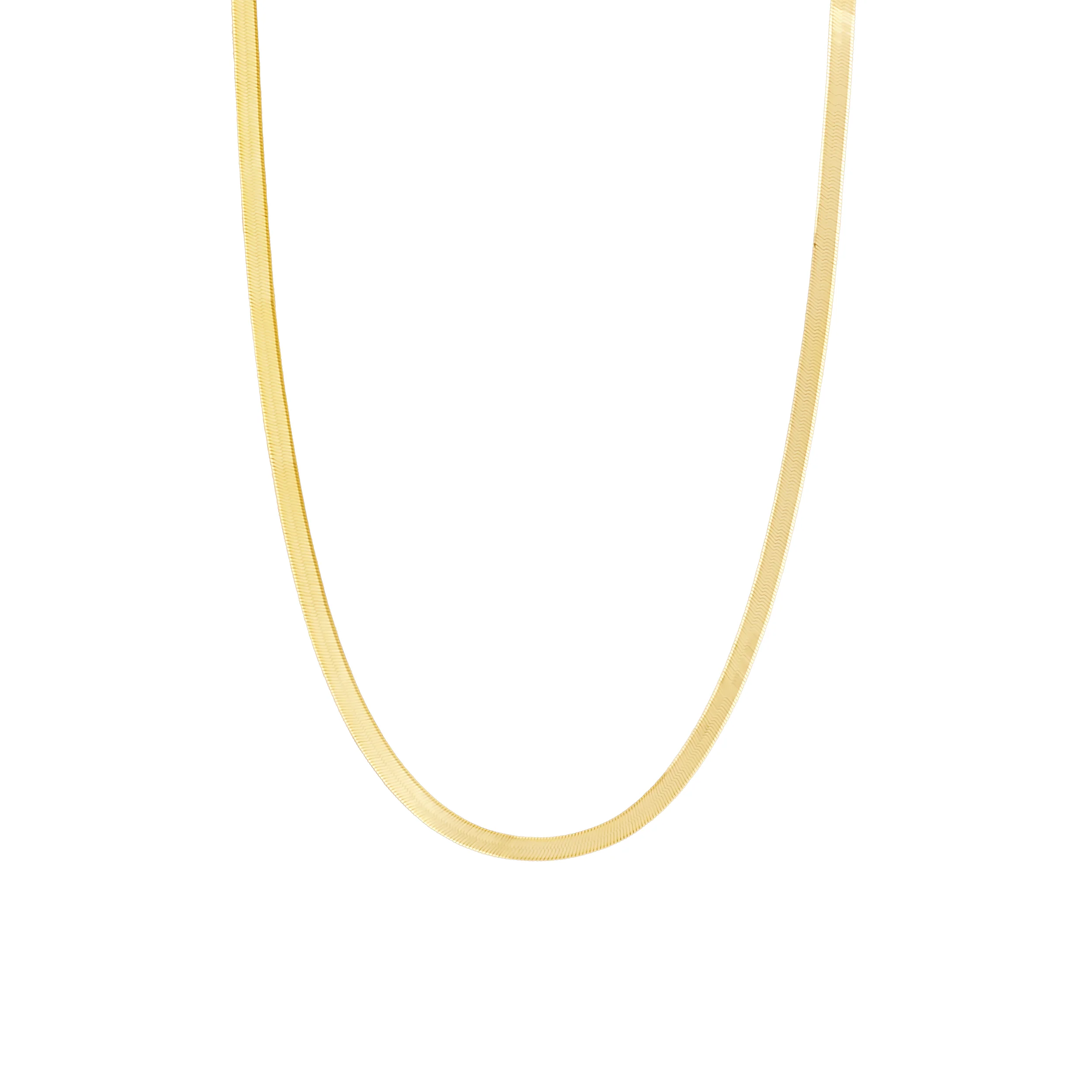 Herringbone Necklace 3.4mm