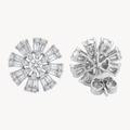 Starburst Diamond Tanzanite Earring