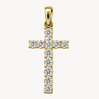 Ornate Cross Diamond Pendant