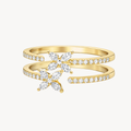 Double Row Diamond Ring