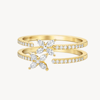 Double Row Diamond Ring