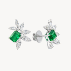 Classic Earring White Gold Diamond II