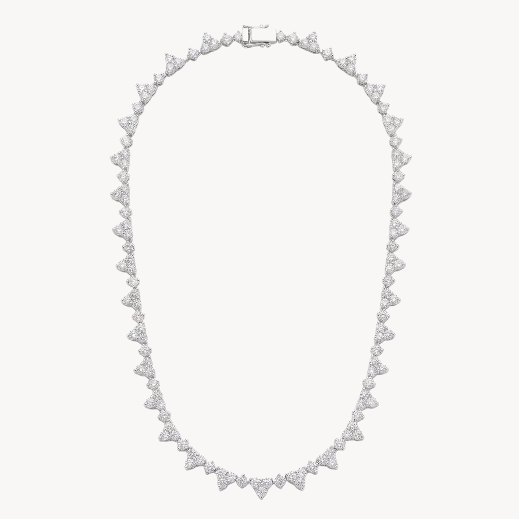 Triangle Tennis Necklace