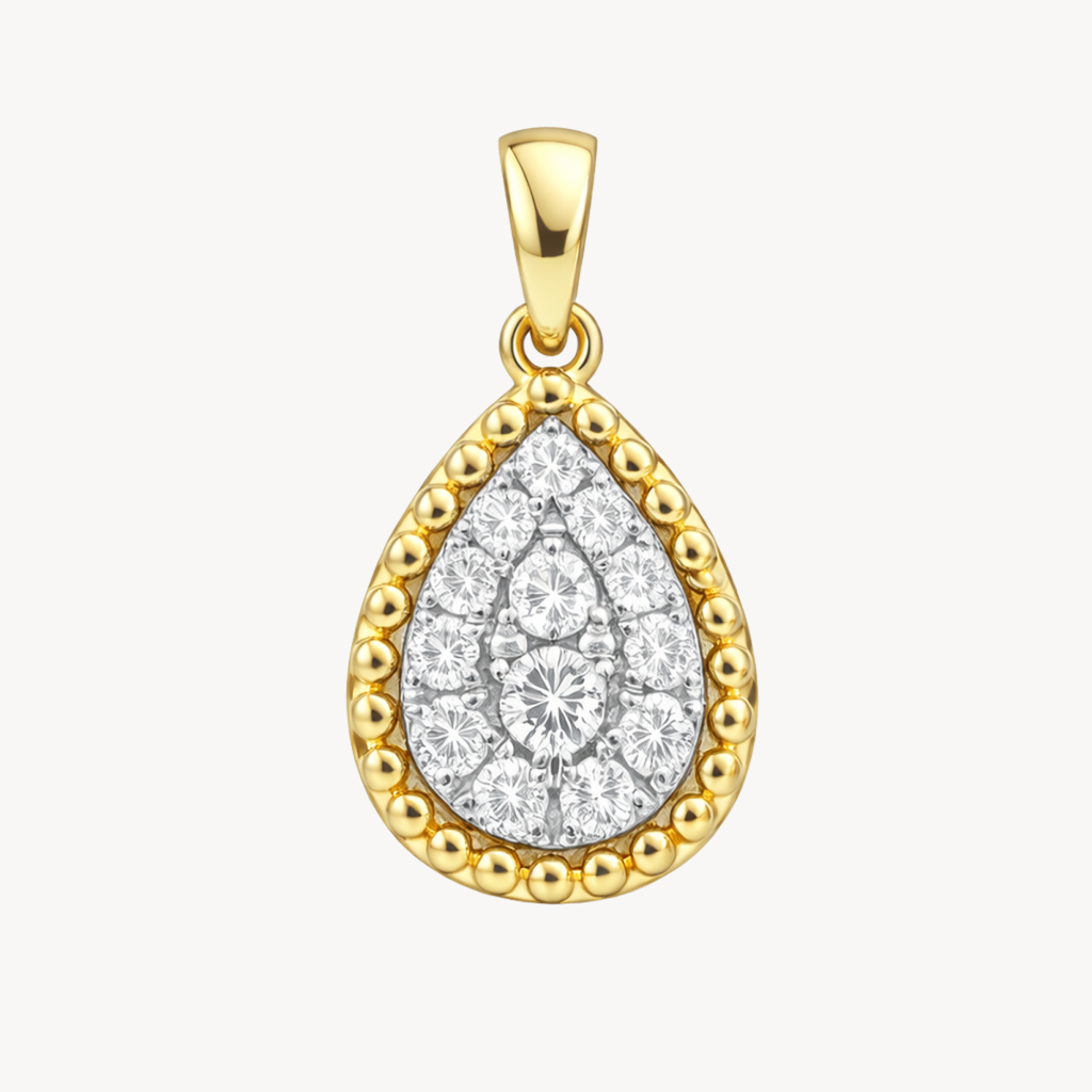 Refined Diamond Pendant