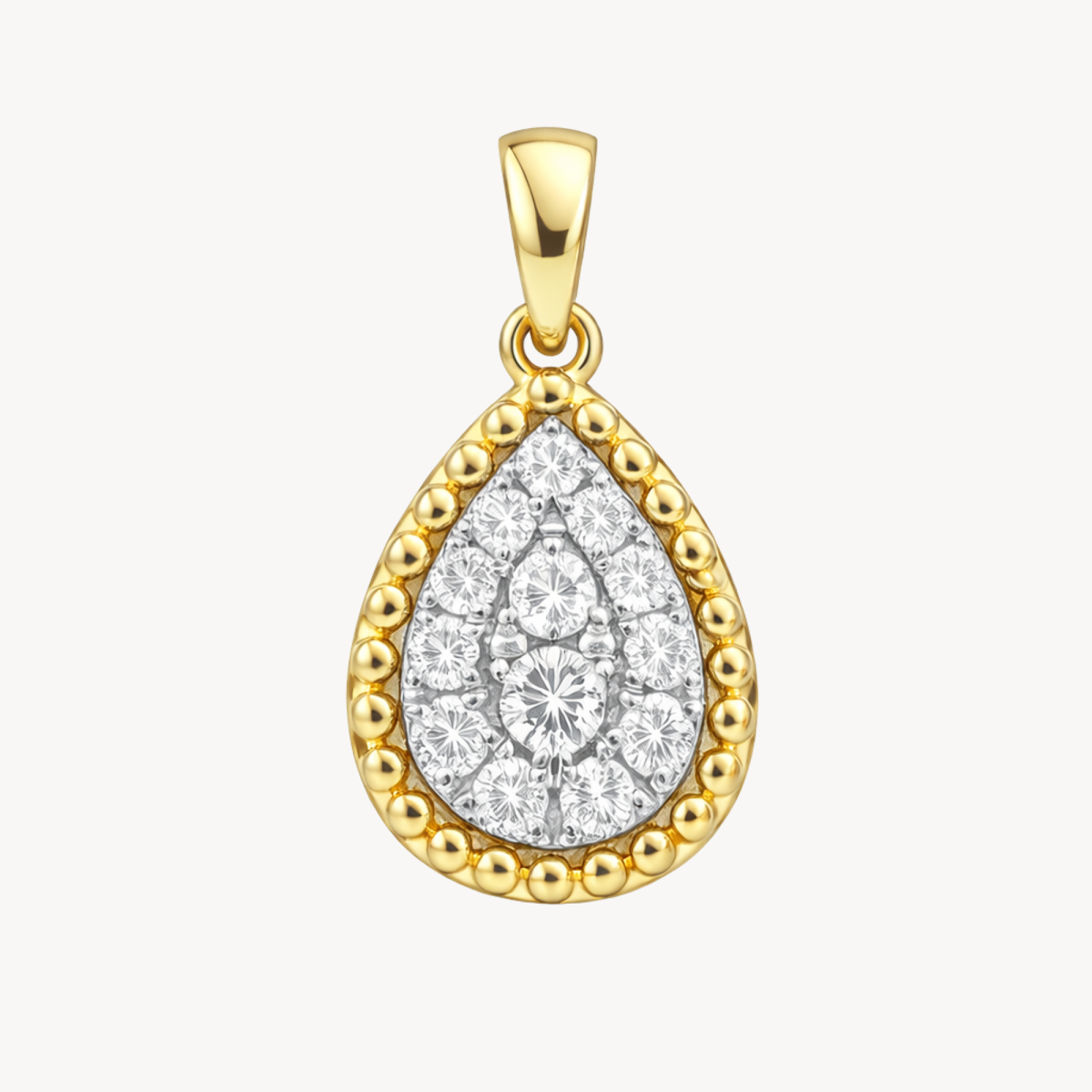 Refined Diamond Pendant