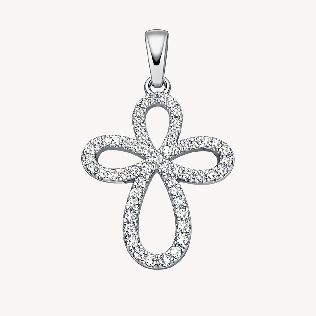 Diamond Pave Cross Pendant