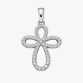 Diamond Pave Cross Pendant