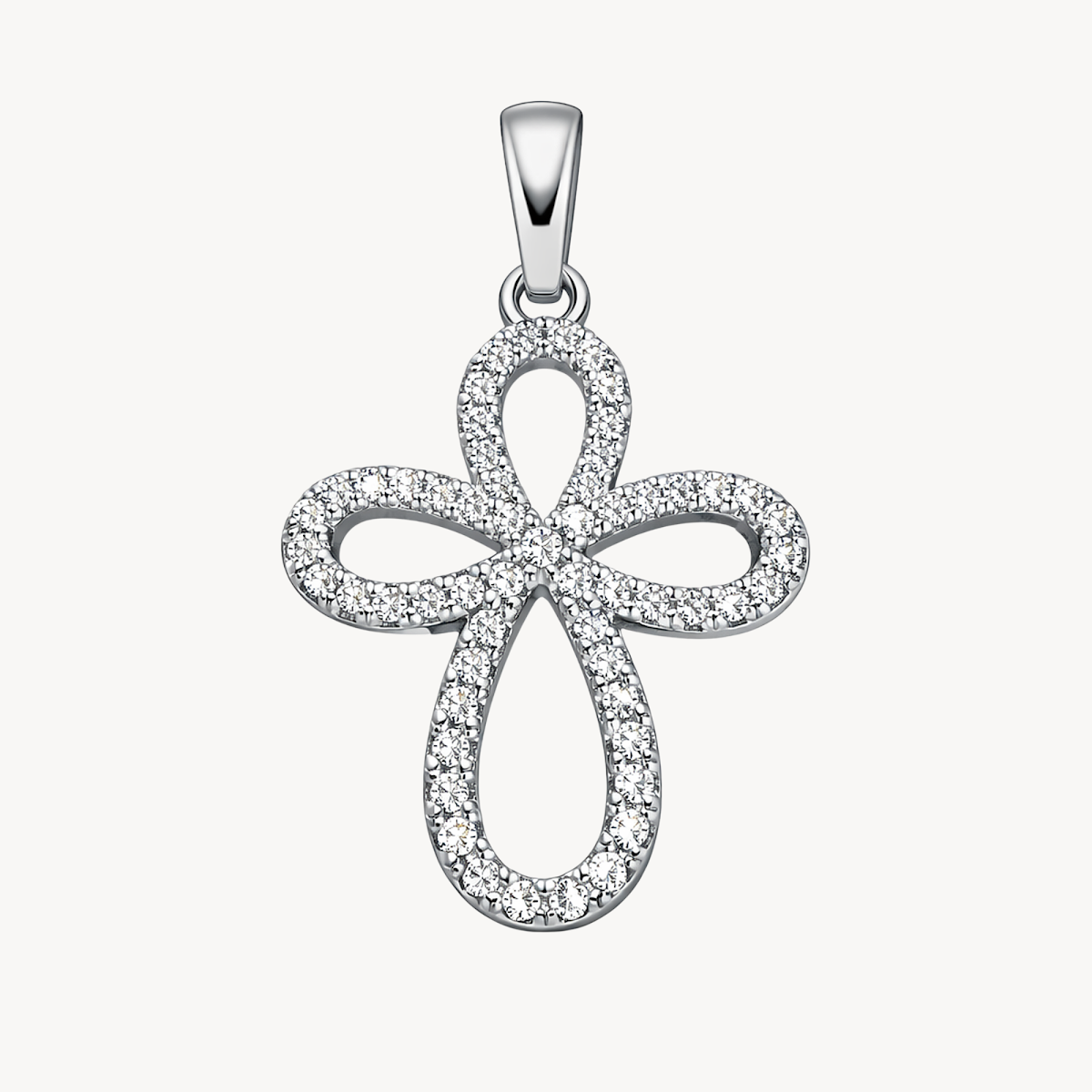 Diamond Pave Cross Pendant