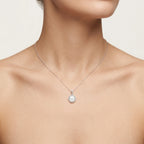 Prestige Diamond Pendant worn by model - Vicenza Miami