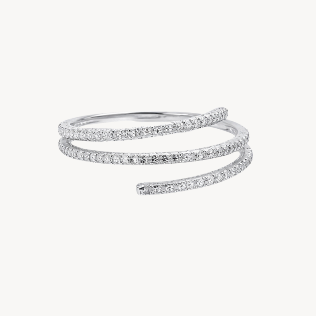 Polished Diamond Ring