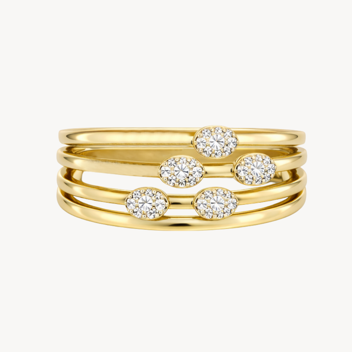 Petite Diamond Yellow Gold Diamond