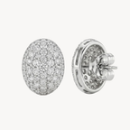 Domed Pavé Diamond Earring