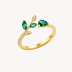 Aura Emerald & Diamond Ring