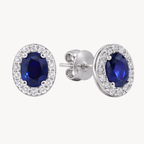Essence Diamond & Blue Sapphire Earring