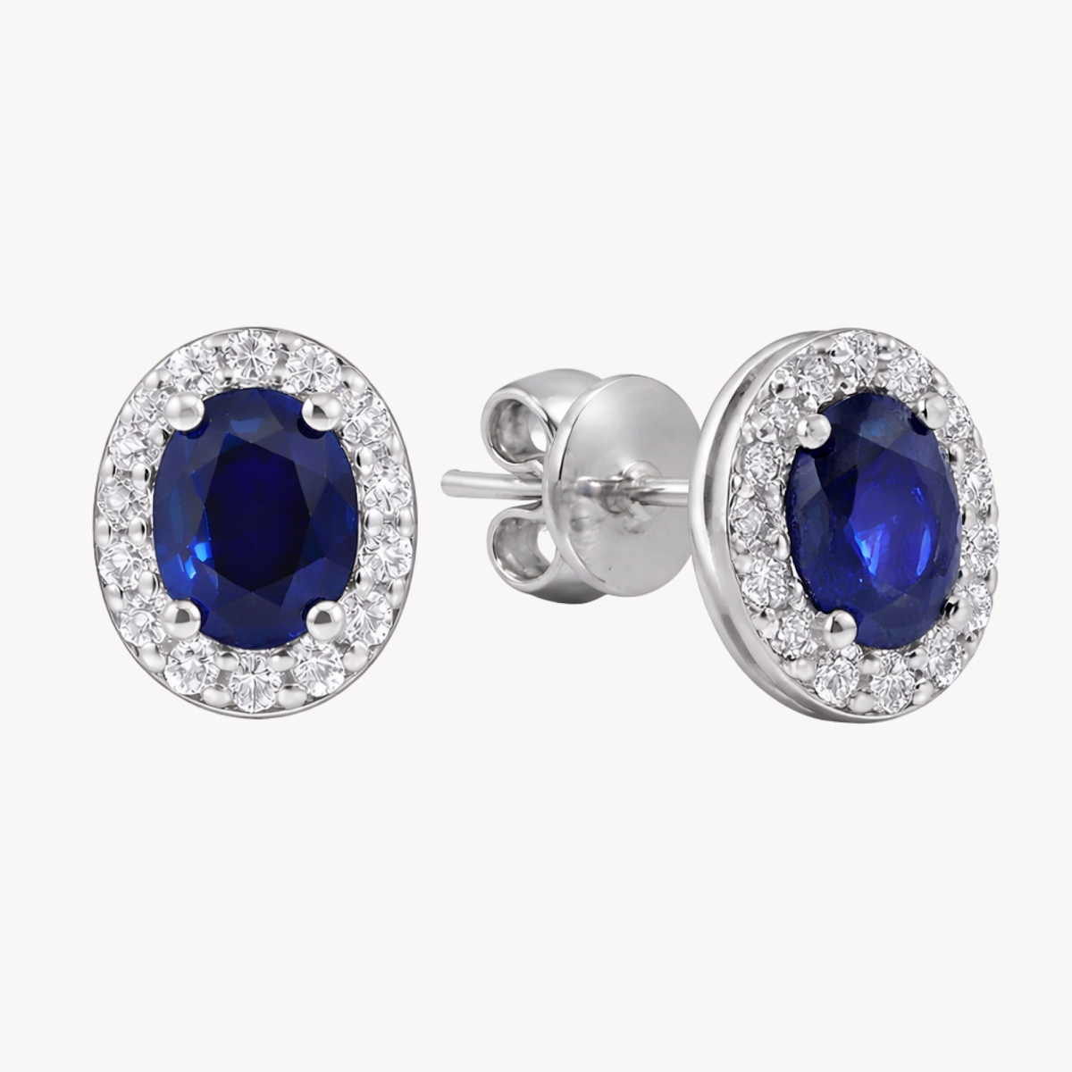 Essence Diamond & Blue Sapphire Earring