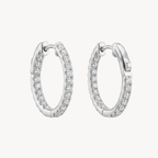 Brilliant Diamond Hoop Earring