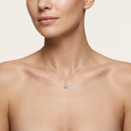 Fashion Diamond Pendant worn by model - Vicenza Miami
