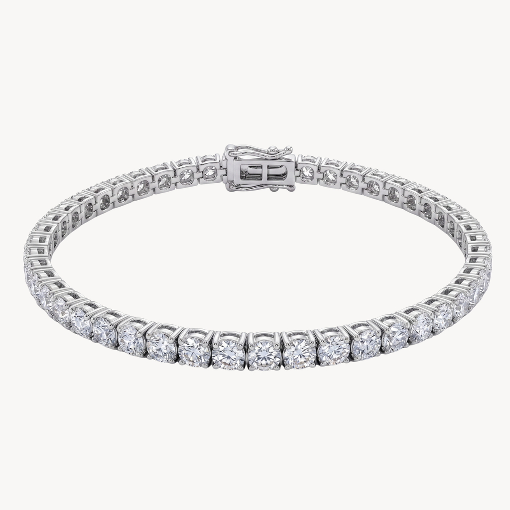 Petite Round Diamond Tennis Bracelet