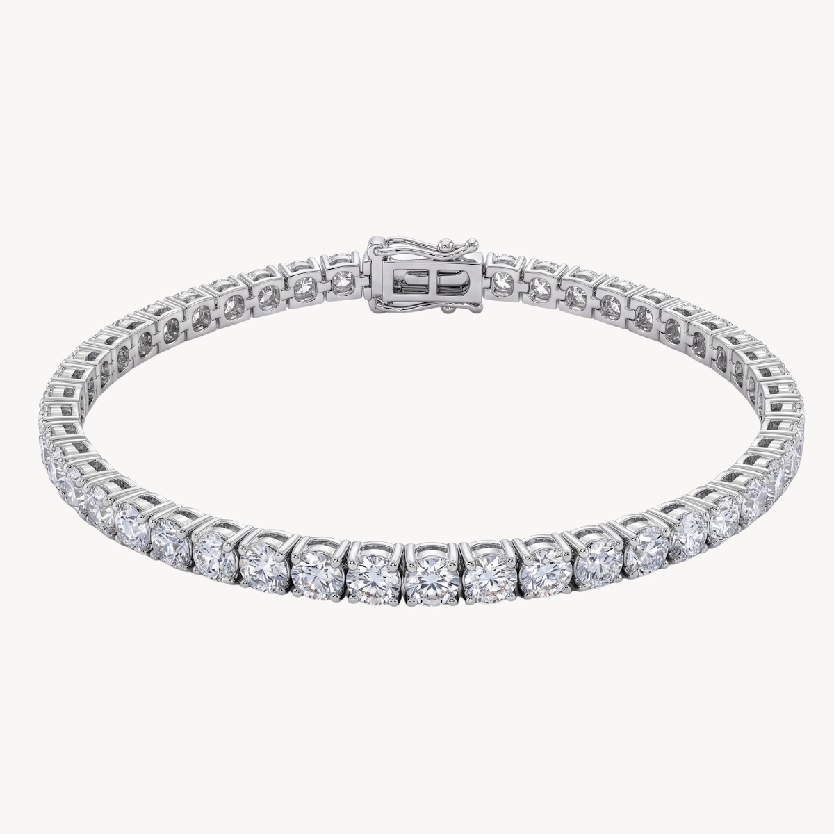 Petite Round Diamond Tennis Bracelet