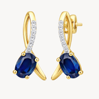 Opulent Sapphire Earring