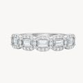 Diamond & Topaz Ring