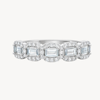 Diamond & Topaz Ring