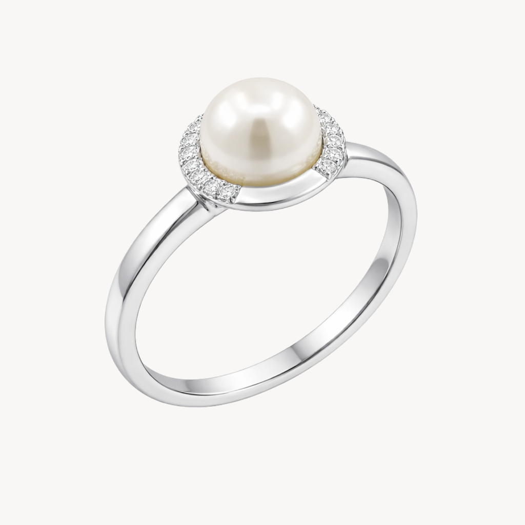 Petite Ring White Gold Diamond