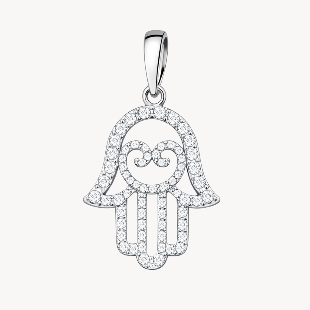Lavish Hand Diamond Pendant