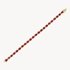 Petite Diamond & Ruby Bracelet