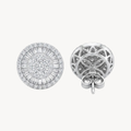 Celestial Diamond Cluster Earring