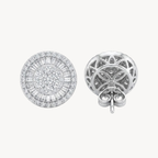 Celestial Diamond Cluster Earring