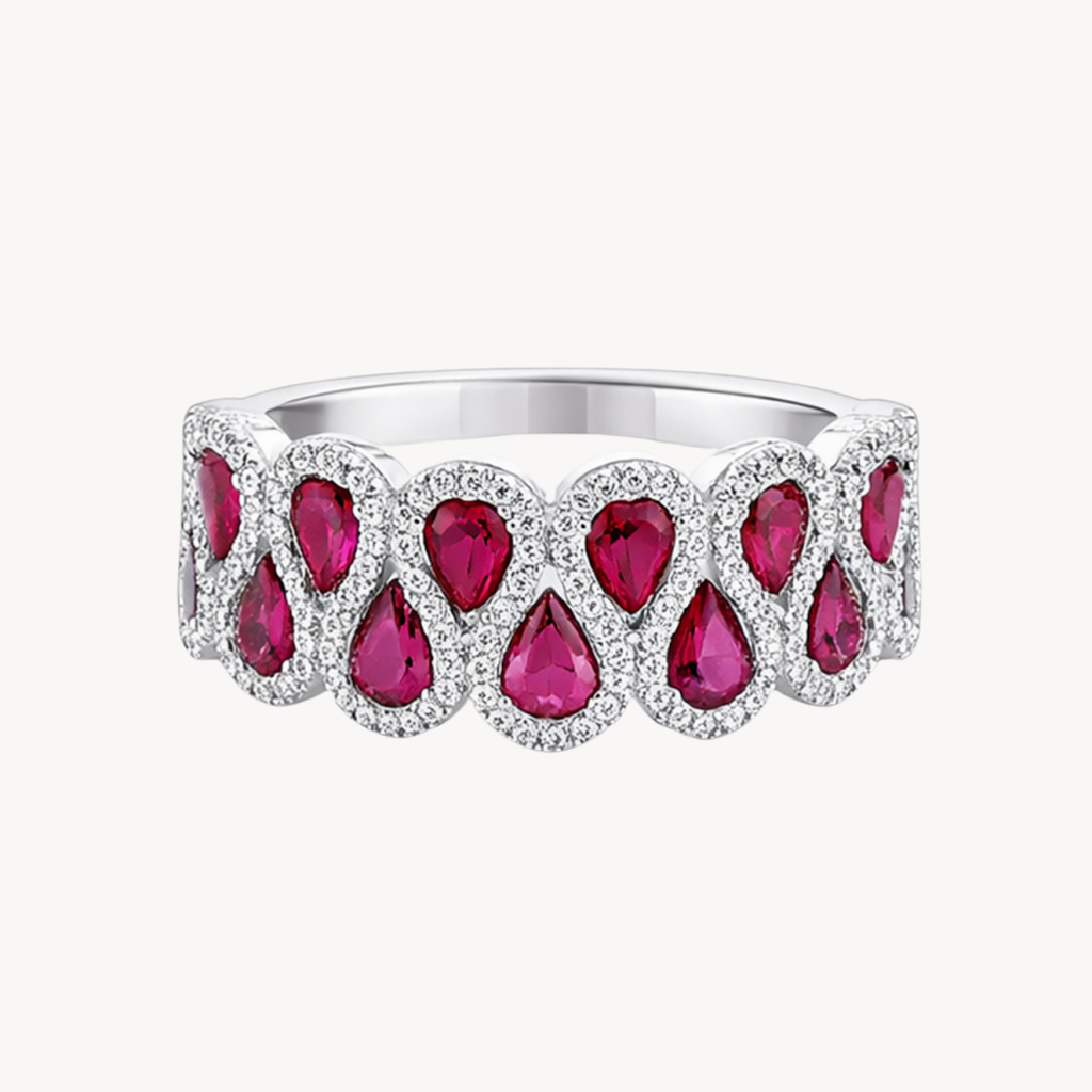 Large Ruby & Diamond Ring