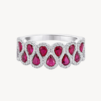 Large Ruby & Diamond Ring