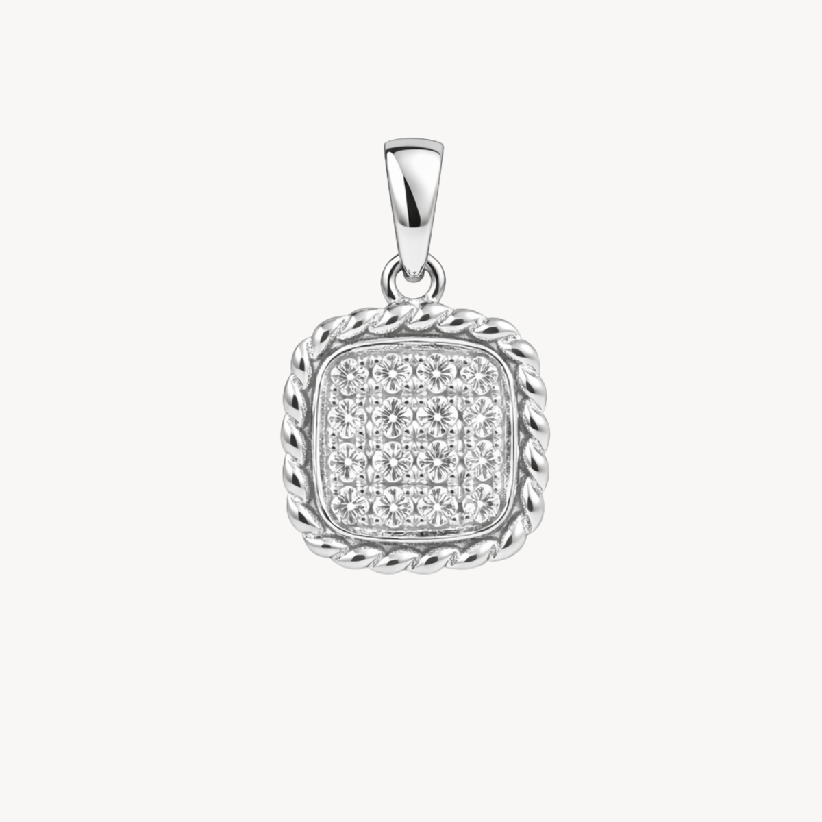 Gleaming Diamond Pendant