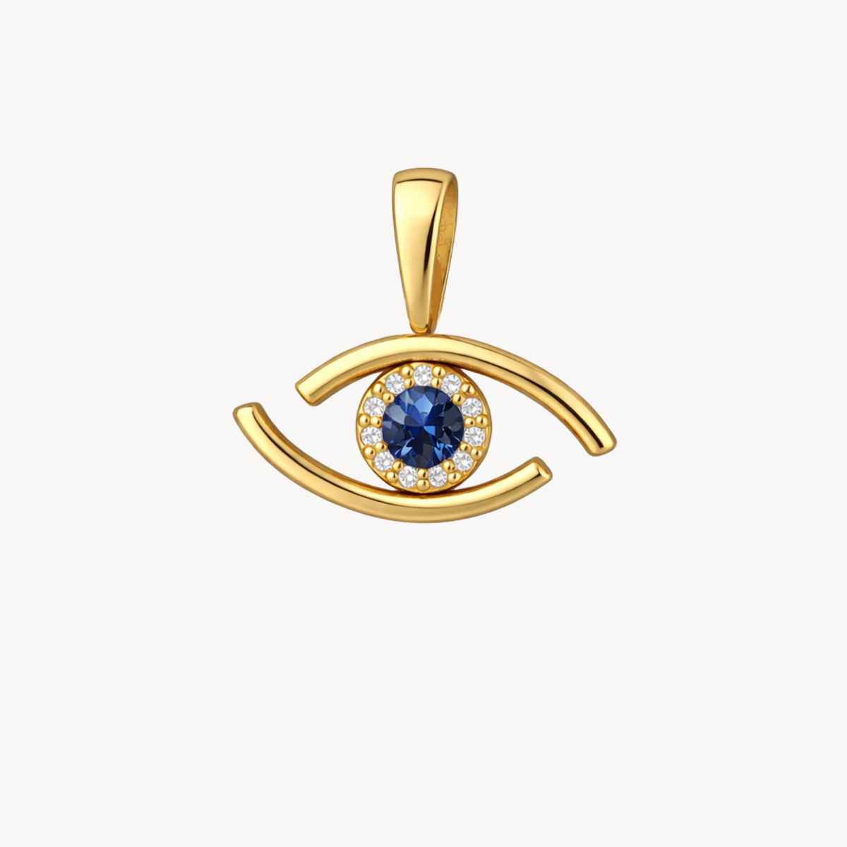 Essence Eye Sapphire & Diamond Pendant