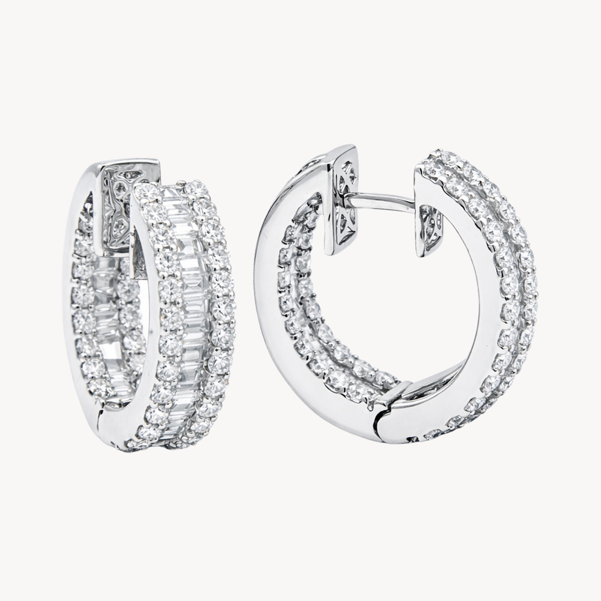 Regal Earring White Gold Diamond II