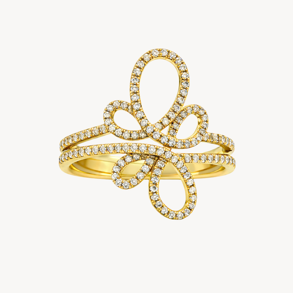 Polished Diamond Ring