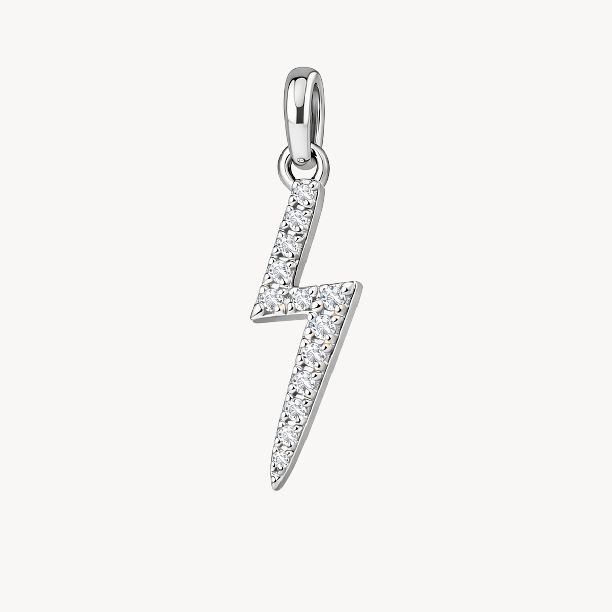 Petite Lightning Diamond Pendant