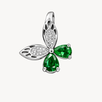 Butterfly Emerald & Diamond Pendant