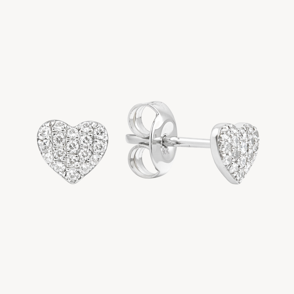 Noble Heart Diamond Earring