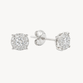 Round Stud Diamond Earring