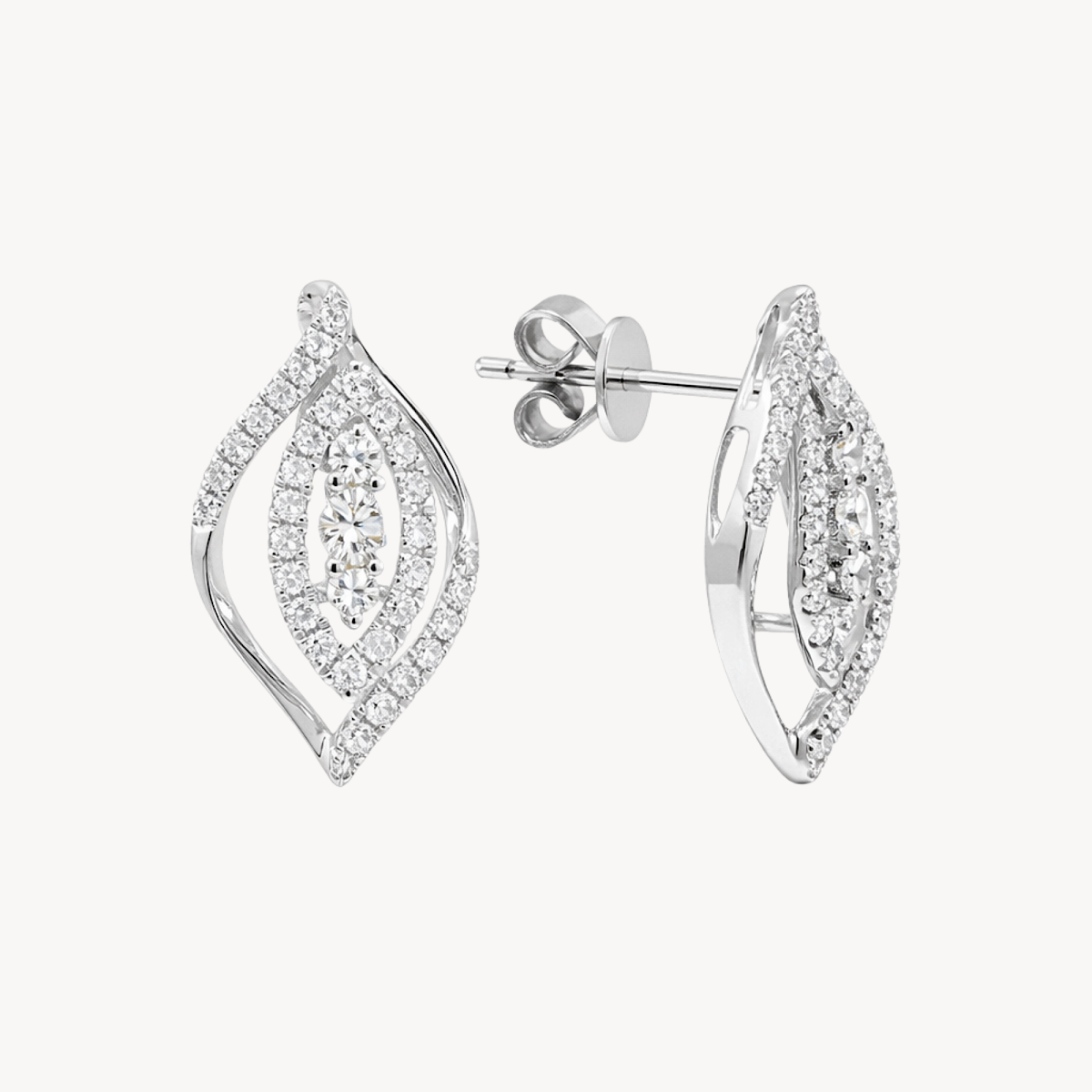 Graceful Diamond Earring