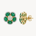 Emerald & Diamond Earring