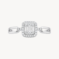 Polished Diamond Ring