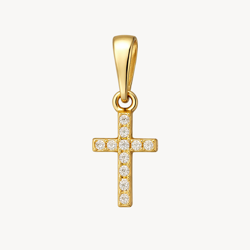 Classic Cross Diamond Pendant