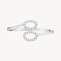 Petite Bypass Diamond Ring
