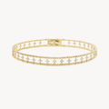 Classic Diamond Clover Station Bangle